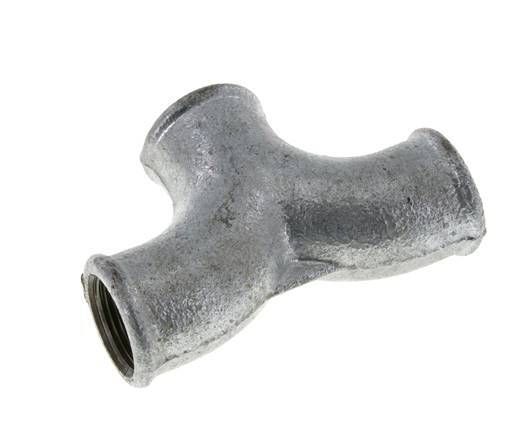 Racor en T Rp3/4'' Hembra Fundición maleable 25bar (351.25psi)