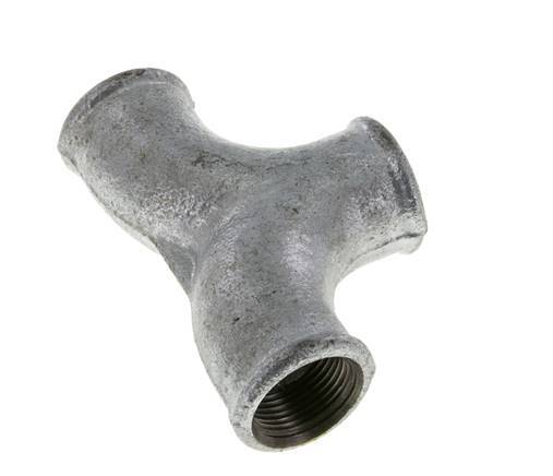 Racor en T Rp3/4'' Hembra Fundición maleable 25bar (351.25psi)