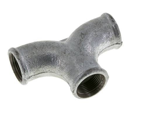Racor en T Rp3/4'' Hembra Fundición maleable 25bar (351.25psi)