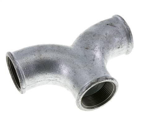 Tee Fitting Rp1 1/2'' Female Malleable cast iron 25bar (351.25psi)