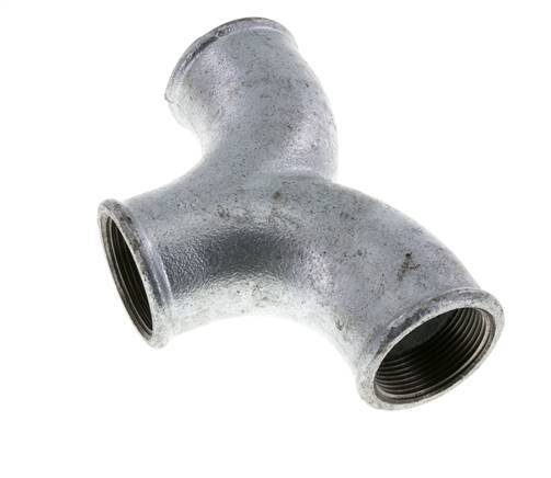 Tee Fitting Rp1 1/2'' Female Malleable cast iron 25bar (351.25psi)