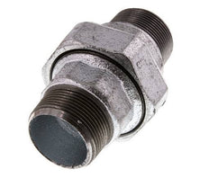 Racor recto de unión R1 1/2'' Junta plana de hierro fundido 25bar (351.25psi)