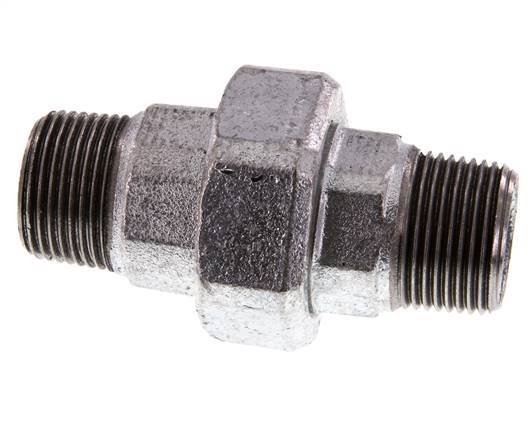 Racor recto de unión R1'' Junta plana de hierro fundido 25bar (351.25psi)