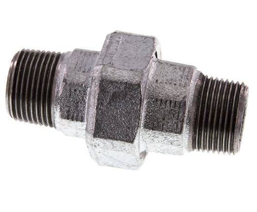 Racor recto de unión R1'' Junta plana de hierro fundido 25bar (351.25psi)