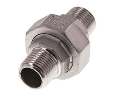 Racor recto de unión R1/2'' Acero inoxidable Junta plana PTFE 16bar (224.8psi)