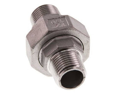 Racor recto de unión R1/2'' Acero inoxidable Junta plana PTFE 16bar (224.8psi)
