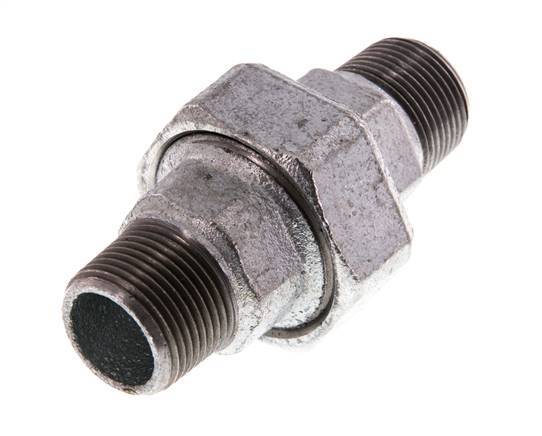 Racor recto de unión R3/4'' Junta plana de hierro fundido 25bar (351.25psi)