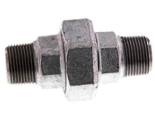 Racor recto de unión R3/4'' Junta plana de hierro fundido 25bar (351.25psi)