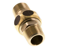 Racor recto de unión R1/2'' Latón Junta plana Centellen 16bar (224.8psi)