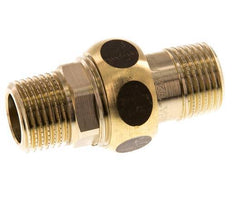 Racor recto de unión R1/2'' Latón Junta plana Centellen 16bar (224.8psi)