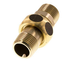 Racor recto de unión R1/2'' Latón Junta plana Centellen 16bar (224.8psi)