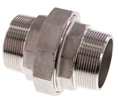 Unión Conector recto R2'' Acero inoxidable Junta plana PTFE 16bar (224.8psi)