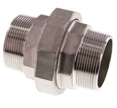 Unión Conector recto R2'' Acero inoxidable Junta plana PTFE 16bar (224.8psi)