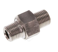 Double Nipple R1/8'' Separable Stainless Steel Conical Seal 40bar (562.0psi)
