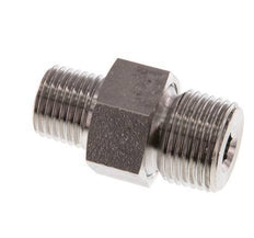 Double Nipple R1/4'' x R3/8'' Separable Stainless Steel Conical Seal 40bar (562.0psi)
