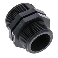 Reducing Double Nipple G1 1/4'' x G1 1/2'' Polypropylene (pp) 10bar (140.5psi) FDA 54mm Hex