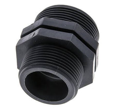 Reducing Double Nipple G1 1/4'' x G1 1/2'' Polypropylene (pp) 10bar (140.5psi) FDA 54mm Hex