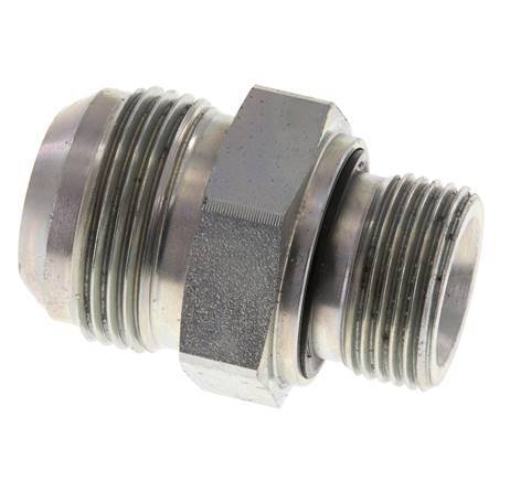JIC Double Nipple G3/4'' x UN 1-5/16''-12 Steel NBR 170bar (2388.5psi)