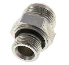 JIC Double Nipple G3/4'' x UN 1-5/16''-12 Steel NBR 170bar (2388.5psi)