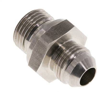 JIC Double Nipple G1/2'' x UNF 3/4''-16 Stainless Steel FKM 275bar (3863.75psi)