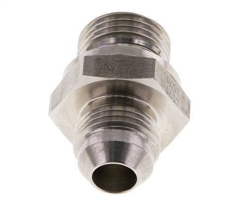JIC Double Nipple G1/2'' x UNF 3/4''-16 Stainless Steel FKM 275bar (3863.75psi)