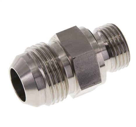 Espiga doble JIC G1/2'' x UN 1-1/16''-12 Acero inoxidable FKM 210bar (2950.5psi)