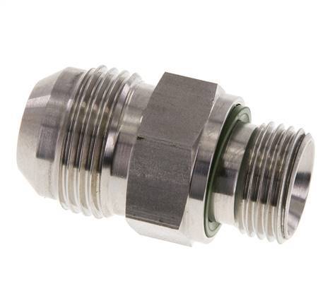 Espiga doble JIC G1/2'' x UN 1-1/16''-12 Acero inoxidable FKM 210bar (2950.5psi)