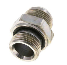 JIC Double Nipple G1'' x UN 1-5/16''-12 Steel NBR 170bar (2388.5psi)