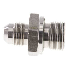 JIC Double Nipple G3/8'' x UNF 9/16''-18 Stainless Steel FKM 275bar (3863.75psi)