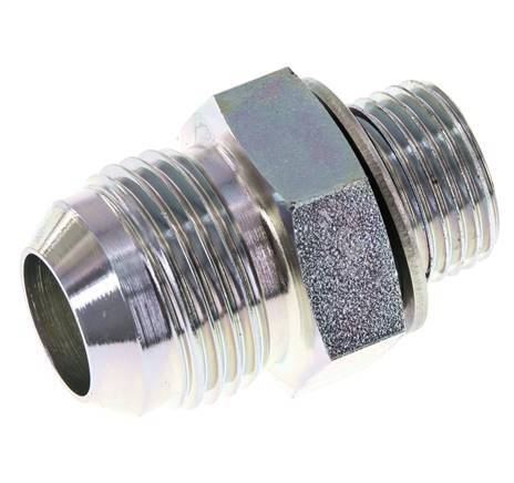 Racor doble JIC G1/2'' x UN 1-1/16''-12 Acero NBR 210bar (2950.5psi)