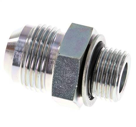 Racor doble JIC G1/2'' x UN 1-1/16''-12 Acero NBR 210bar (2950.5psi)