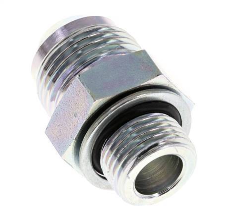 Racor doble JIC G1/2'' x UN 1-1/16''-12 Acero NBR 210bar (2950.5psi)