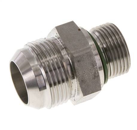 JIC Double Nipple G3/4'' x UN 1-5/16''-12 Stainless Steel FKM 170bar (2388.5psi)