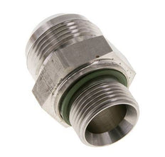 JIC Double Nipple G3/4'' x UN 1-5/16''-12 Stainless Steel FKM 170bar (2388.5psi)