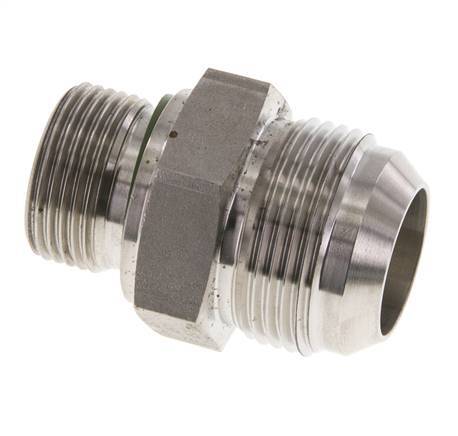 JIC Double Nipple G3/4'' x UN 1-5/16''-12 Stainless Steel FKM 170bar (2388.5psi)
