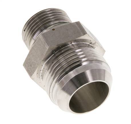 JIC Double Nipple G3/4'' x UN 1-5/16''-12 Stainless Steel FKM 170bar (2388.5psi)