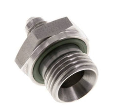 Espiga doble JIC G1/2'' x UNF 7/16''-20 Acero inoxidable FKM 310bar (4355.5psi)