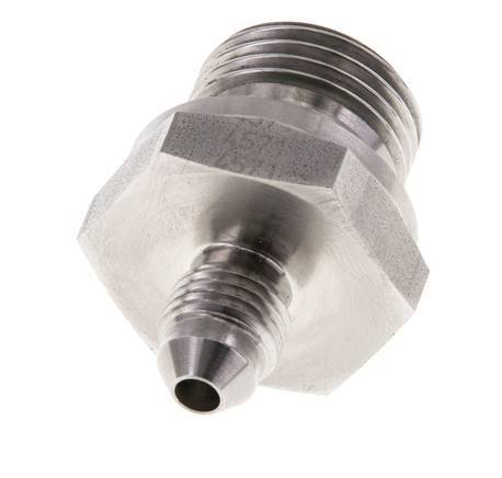 Espiga doble JIC G1/2'' x UNF 7/16''-20 Acero inoxidable FKM 310bar (4355.5psi)