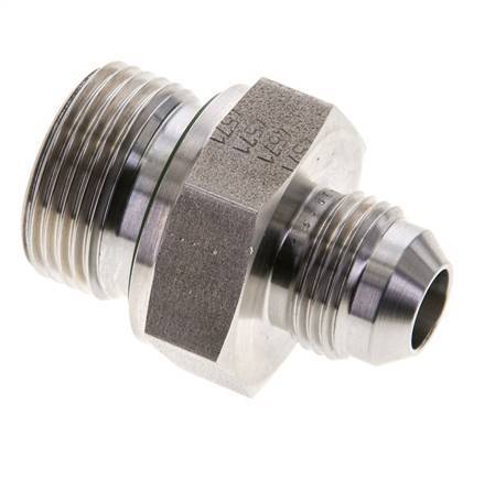 JIC Double Nipple G3/4'' x UNF 3/4''-16 Stainless Steel FKM 275bar (3863.75psi)