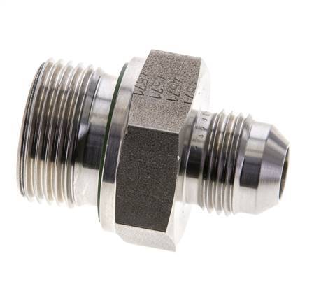 JIC Double Nipple G3/4'' x UNF 3/4''-16 Stainless Steel FKM 275bar (3863.75psi)