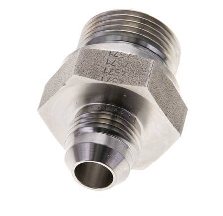 JIC Double Nipple G3/4'' x UNF 3/4''-16 Stainless Steel FKM 275bar (3863.75psi)