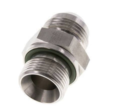 Espiga doble JIC G3/4'' x UN 1-1/16''-12 Acero inoxidable FKM 210bar (2950.5psi)