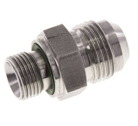 Espiga doble JIC G3/8'' x UNF 7/8''-14 Acero inoxidable FKM 210bar (2950.5psi)