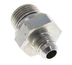 JIC Double Nipple G1/2'' x UNF 9/16''-18 Steel NBR 275bar (3863.75psi) [2 Pieces]