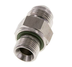 JIC Double Nipple G3/8'' x UNF 3/4''-16 Stainless Steel FKM 275bar (3863.75psi)