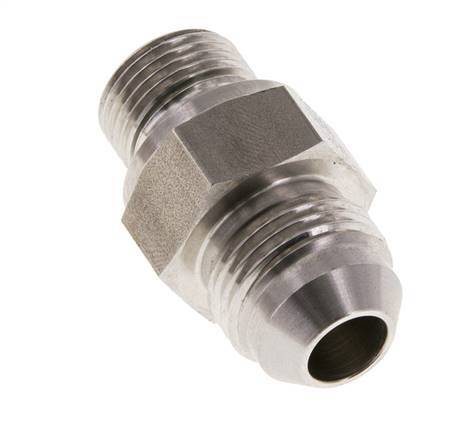JIC Double Nipple G3/8'' x UNF 3/4''-16 Stainless Steel FKM 275bar (3863.75psi)