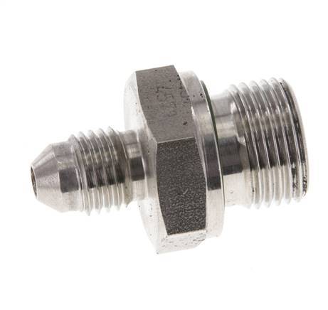 Espiga doble JIC G3/8'' x UNF 7/16''-20 Acero inoxidable FKM 310bar (4355.5psi)