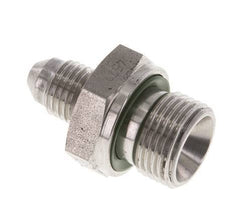 JIC Double Nipple G3/8'' x UNF 7/16''-20 Stainless Steel FKM 310bar (4355.5psi)