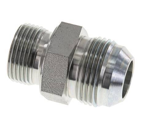 Espiga doble JIC G3/4'' x UN 1-3/16''-12 Acero NBR 170bar (2388.5psi)