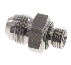 Espiga doble JIC G1/4'' x UNF 3/4''-16 Acero inoxidable FKM 275bar (3863.75psi)